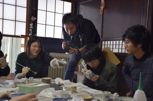 金ケ崎芸術大学校発足当時の活動風景