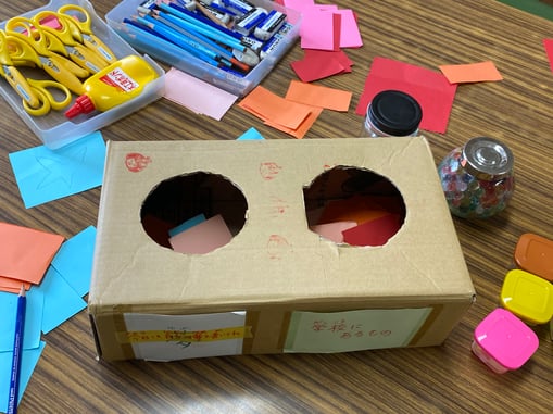 夢の学校くじびきボックス