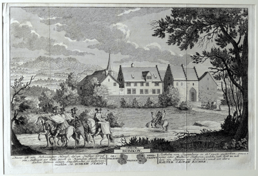 Der «Bubiker Award 2024»: Original-Kupferstich von David Herrliberger, um 1765. (Bild: buebikernews)