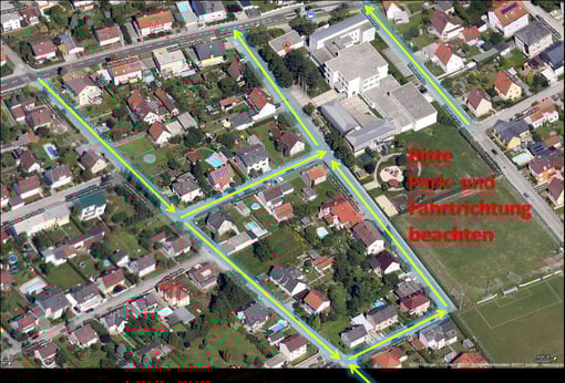 Kartendaten von google Maps