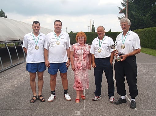 3. Rang - v.l. Christian Stockhammer, Rainer Wieser, GR Rosa Hieß, Franz Kaiser und Alfred Moser