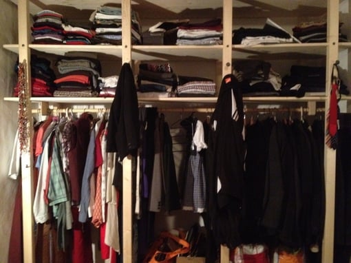 PD - 2012 - "Clothotheke" der Fam. Deinhammer, Fichtenholz mit geschmiedeten Nägeln