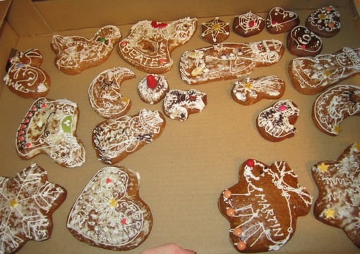 Ergebnisse vom Kurs "Lebkuchen verzieren", November 2012