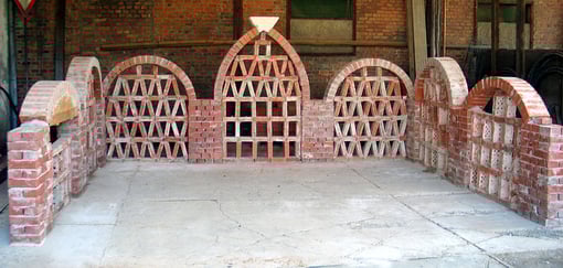 Ziermauerwerk im Bauhof