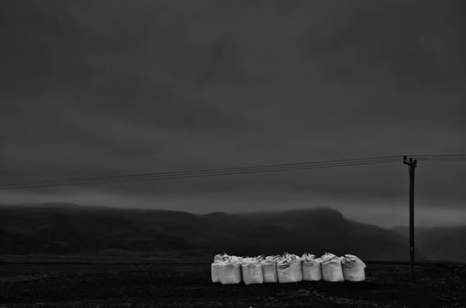 Die Asche des Eyjafjallajökull