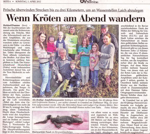 OV am Sonntag  vom 01.04.2012