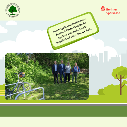 Eingang Domstift zum Volkspark Lichtenrade