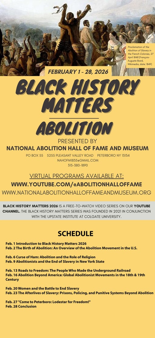 Black History Matters Poster 2026