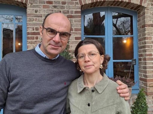 François et Emmanuelle  Goisque - Propriétaires du Parc floral de Digeon - Parcs et Jardins de Picardie