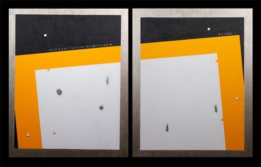 Body & Image 8   1304mm×803mm (652mm×803mm each)  F25×2  Acrylic  2014