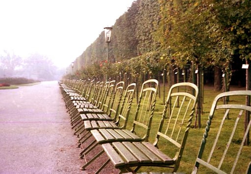 im Park des Schloss Bevedere