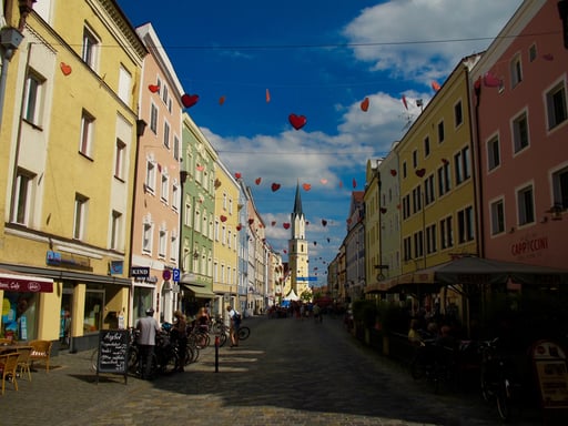 im Zielbereich von Vilshofen an der Donau