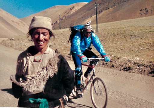 nach dem Pass - Gerhard und ein stolzer Nomade