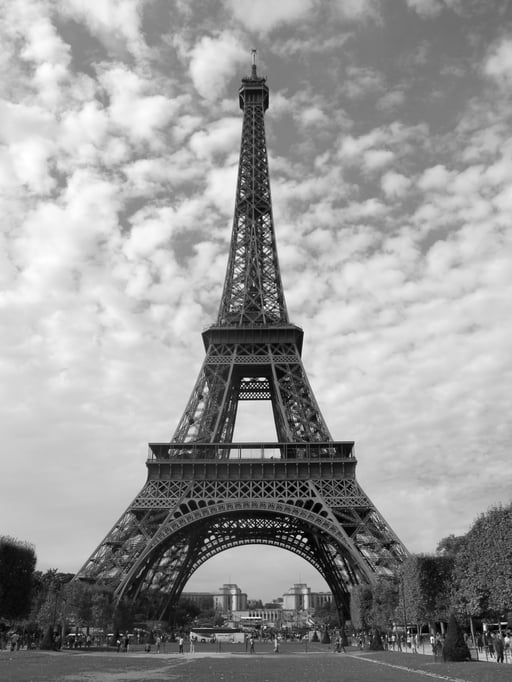 dieses Super-Motiv hatten wir auf unserer Tandem-Tour nach Paris stets vor Augen