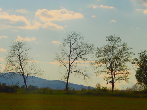 die Dämmerung naht und wir hatten noch kein Quartier