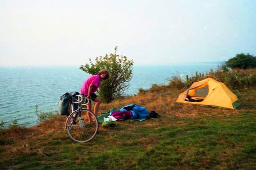 das Innenzelt war schnell aufgebaut