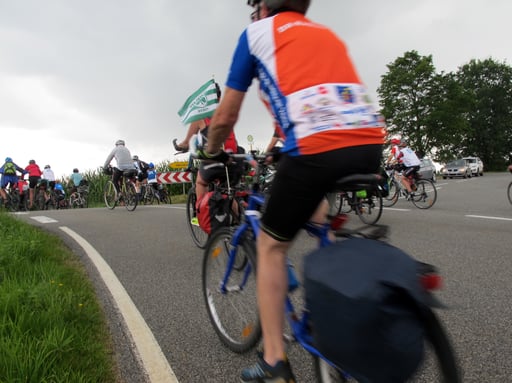 hinter dieser Rampe begann es kräftig zu regnen