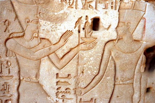 wunderschönes Hyroglyphen-Bild