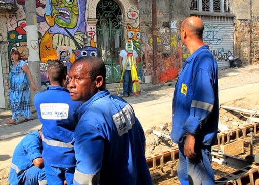 Die Vermessung geschah durch eine Frau - die Männer folgten ihr bereitwillig