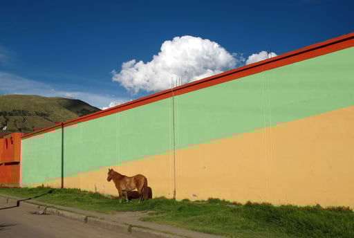am Stadtrand von Sicuani - ein kurioser Schnappschuss