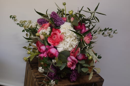 Bouquet coloré pour un anniversaire 