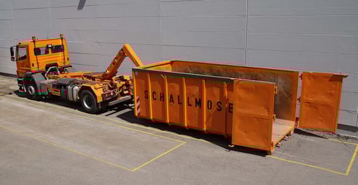 Abrollcontainer 24 cbm mit Türen