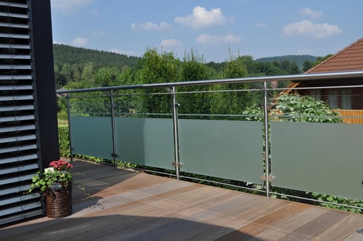 VSG 8,76 mm mit Sandstrahlung, Rinteln