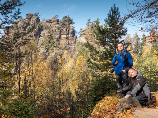Unterwegs in der Böhmischen Schweiz, Foto: Jürgen Vogel