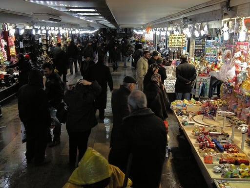 Fußgängerunterführung an der Galata-Brücke