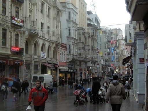 Beyoglu im europäischen Teil