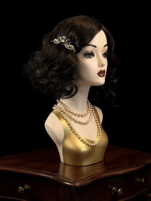 haarspange vintage stil 20erjahrestil 1920s style 