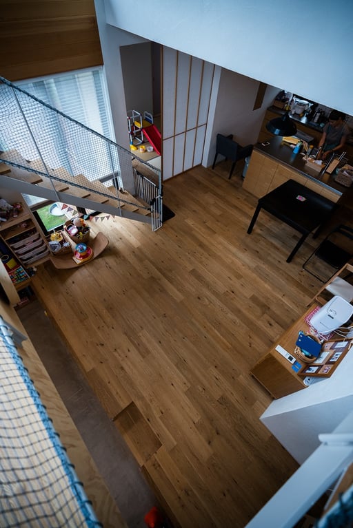 オーク 120幅 フローリング andwood 施工例 タンタブル一級建築士事務所 