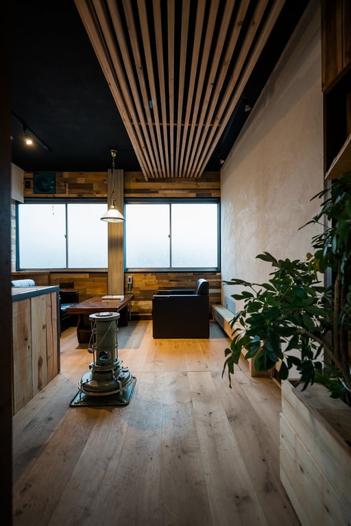 オーク 190巾 単板貼 フローリング キャラクター アンドウッド andwood 施工例