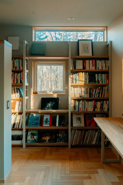 バーチ プライウッド フローリング 施工例 andwood アンドウッド  撮影 篠原 幸宏 