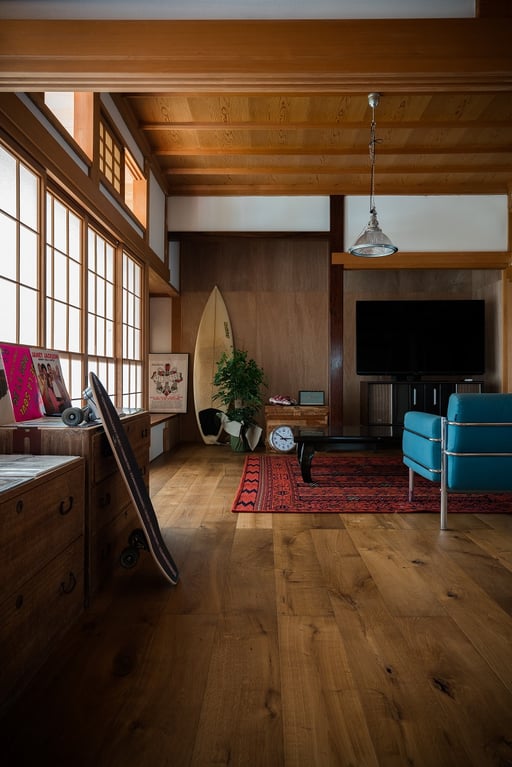 ヨーロピアン オーク 燻製 アンドウッド フローリング andwood 施工例