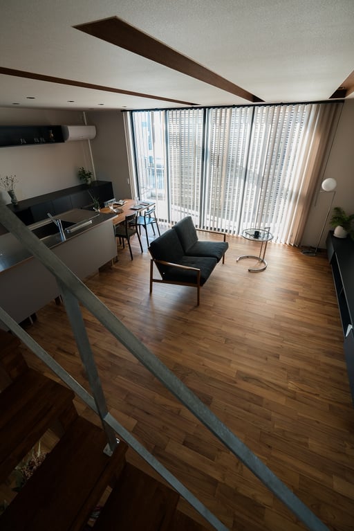 チーク フローリング 施工例 andwood シャビ―  3 アンドウッド