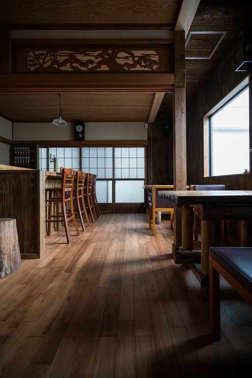 チーク フローリング andwood 昭和住宅 リノベ 施工例 沼垂ビール