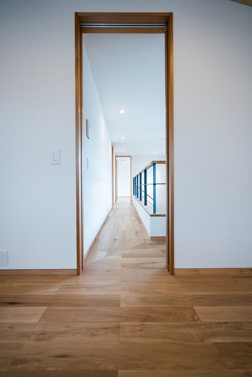 オーク 120巾 無垢フローリング オイル塗装 アンドウッド andwood 施工例 長野