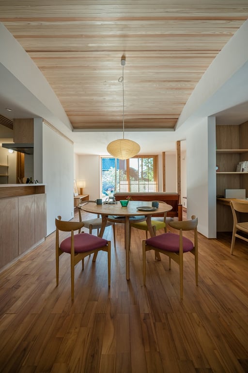 チーク フローリング 施工例 andwood シャビ―  2 アンドウッド