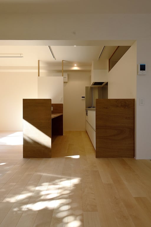 バーチ 単板貼り フローリング ナチュラルグレード オイル塗装 施工例 andwood アンドウッド