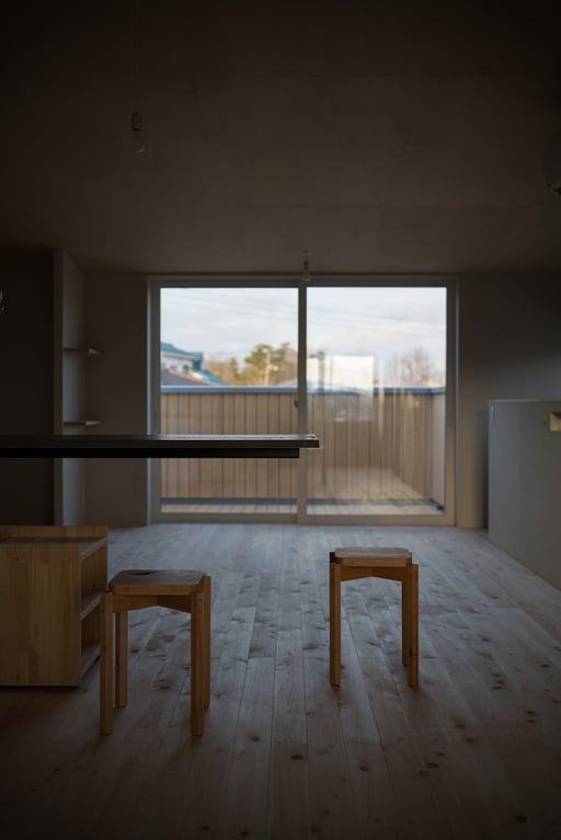 桧 ヒノキ 一枚もの 節あり フローリング andwood アンドウッド 施工例 