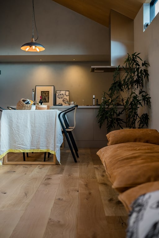 ヨーロピアンオーク フローリング andwood 撮影 キューブデザイン アンドウッド 