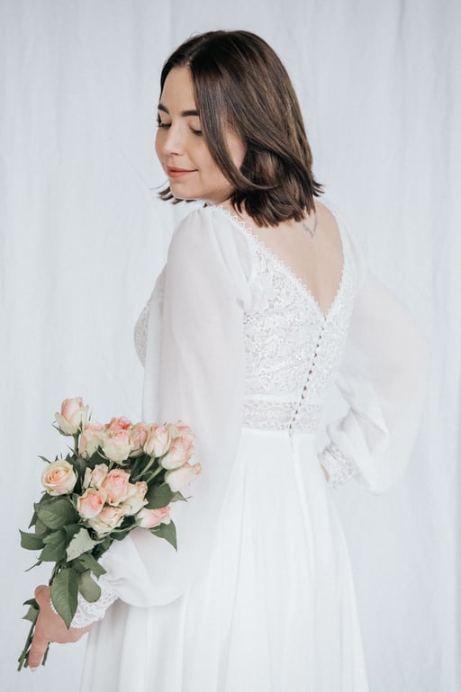 Hochzeitskleid und Brautmode vonmirzudir Ostschweiz Schneider Haute couture von mir zu dir