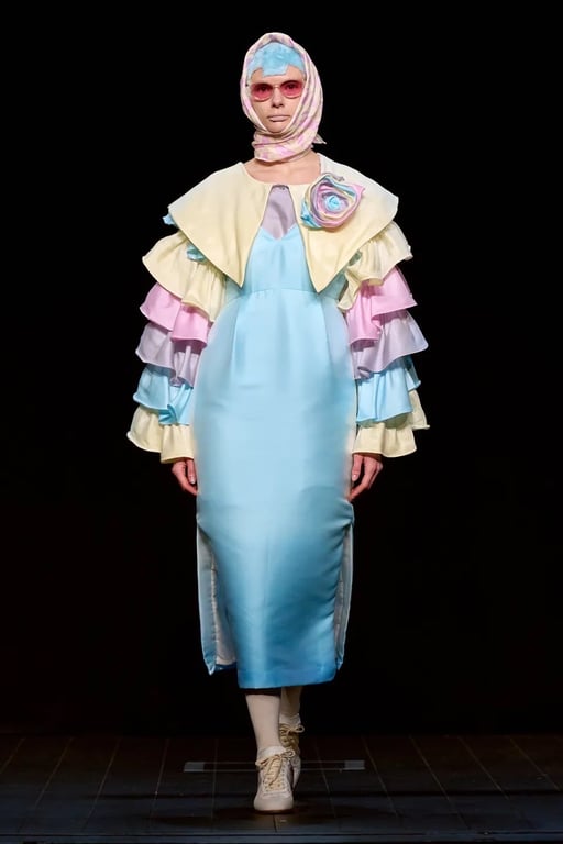 ANREALAGE 2023-24AWcollection　コサージュ制作