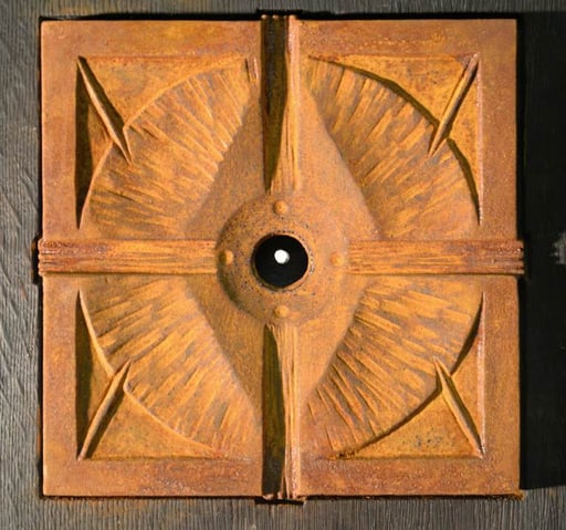 Motiv 4 zu Stele Eisen-Vollguss 28 x 28 cm