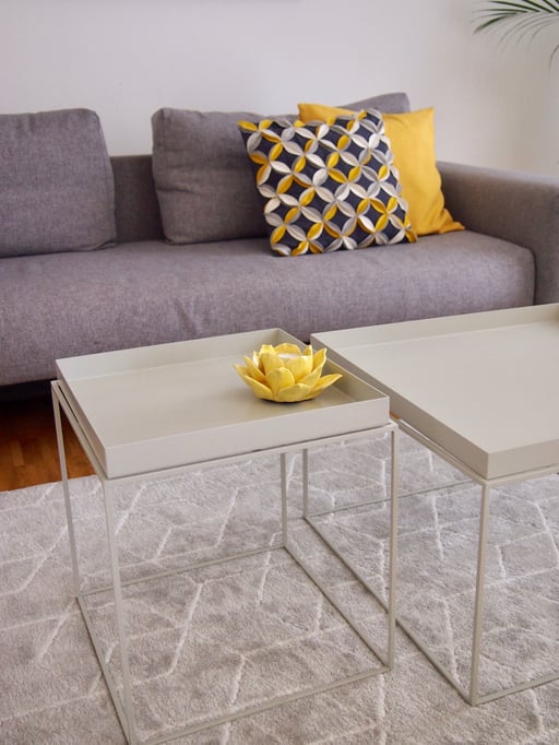 Bülach, Umzug in die Schweiz, Homestay Einrichtung Wohnzimmer 