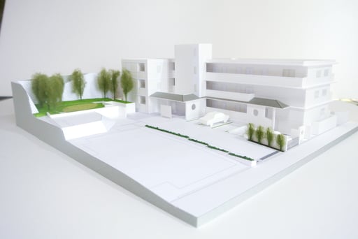 アパート　プレゼン用　Scale:1/100