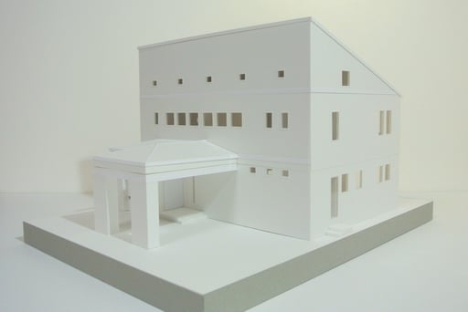 住宅　プレゼン用　分解式　Scale:1/50