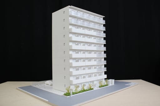 アパート　プレゼン用　Scale:1/100