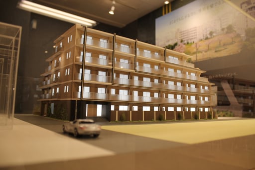 モデルルーム展示用　Scale:1/100